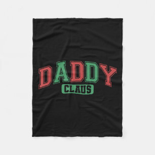 Pappa Claus Julafton Santa Hat Matching Family Chr Fleecefilt