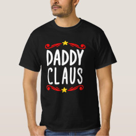 Pappa Claus Julafton Santa's Pajama Family Matchin T Shirt