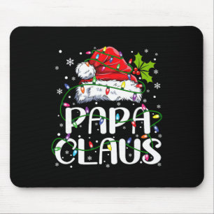 Pappa Claus julbelysning Pyjamas Familj Matchande Musmatta