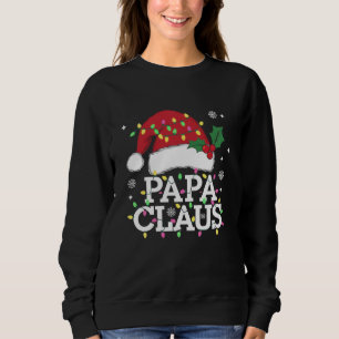 Pappa Claus julbelysning pyjamas familj matchande T Shirt