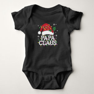 Pappa Claus julbelysning pyjamas familj matchande T Shirt