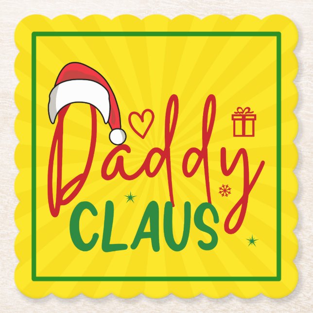 Pappa Claus juldesign-60094 Underlägg Papper (Framsida)