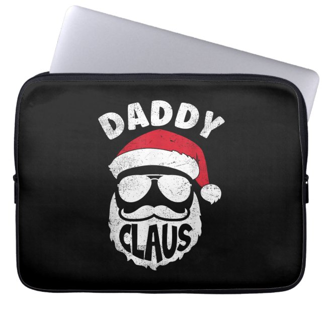 Pappa Claus Jultomten Funny julmatchning P Laptop Fodral (Framsidan)
