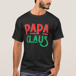 Pappa Claus matchande jultomtsfamiljen ful jul T Shirt