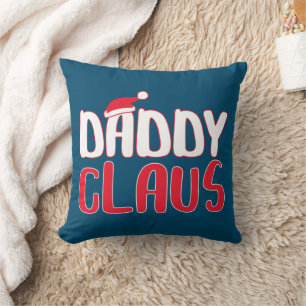 Pappa Claus Matching jultomjuldräkt Kudde