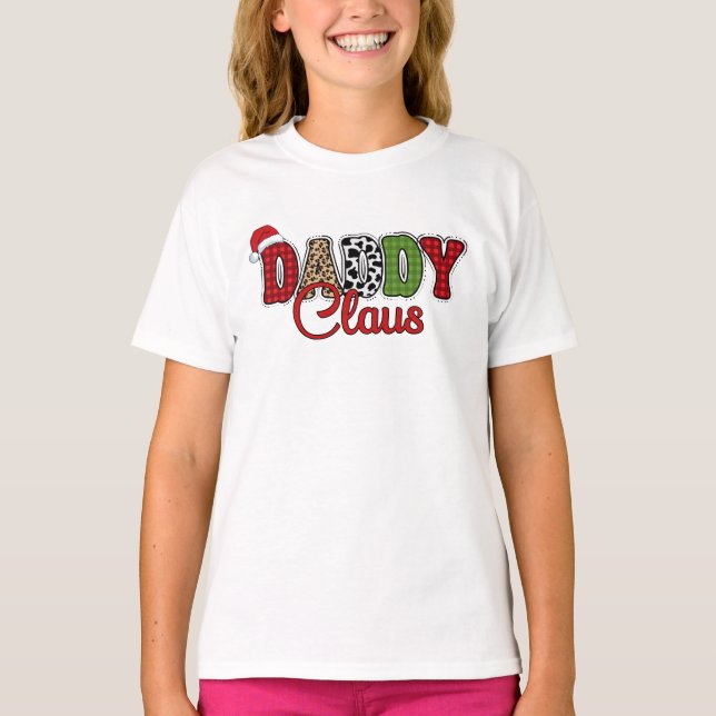 Pappa Claus Play Mönster-60095 T Shirt (Framsida)