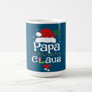 Pappa Claus Shirt jul - matchning av Pajama-familj Kaffemugg
