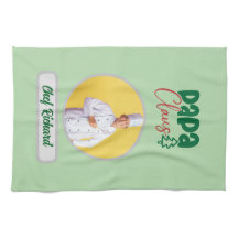 Pappa Clause Chef Personlig Photo and Namn Gift