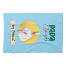 Pappa Clause Chef Personlig Photo and Namn Gift