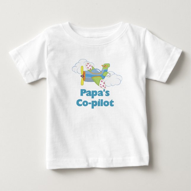 Pappa Co-pilot Tee Shirt (Framsida)
