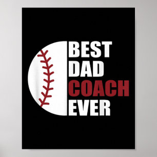Pappa Coach All Baseball Fars dag Baseball Pappa C Poster