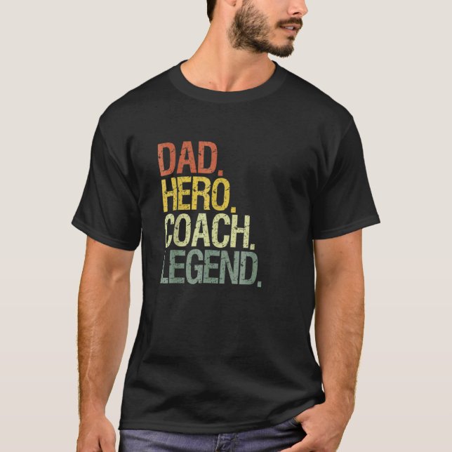Pappa Coach Fathersday T Shirt (Framsida)
