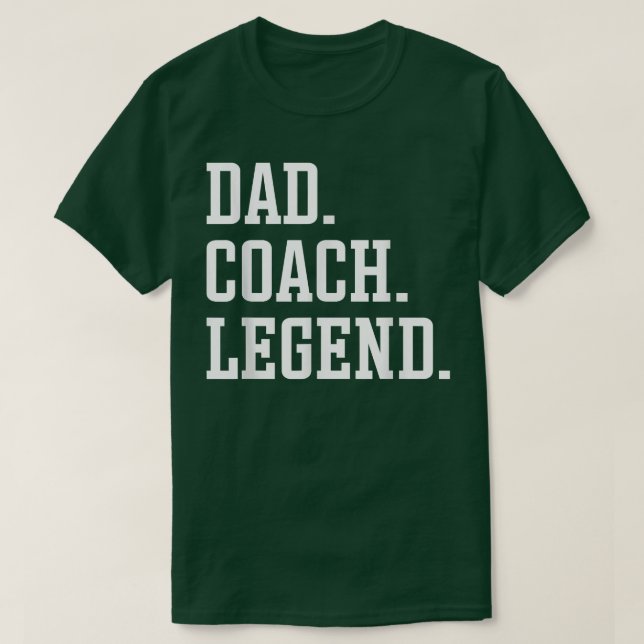 Pappa Coach Legend Coach Pappa  T Shirt (Design framsida)
