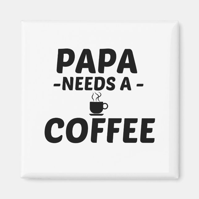 PAPPA COFFEE MAGNET (Framsidan)