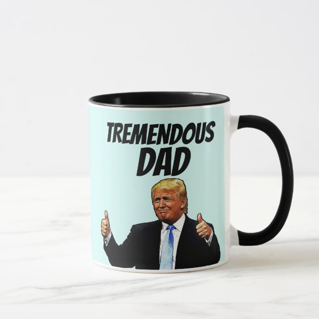 PAPPA COFFEE MUGG, FUNNY DONALD TRUMP MUGG (Höger)