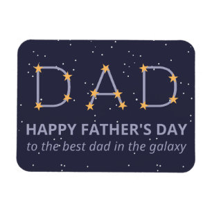 Pappa Constellation Lycklig Fars dag Magnet