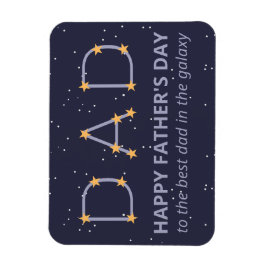 Pappa Constellation Lycklig Fars dag Magnet