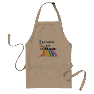 Pappa Cooking Rainbow Pride Förkläde