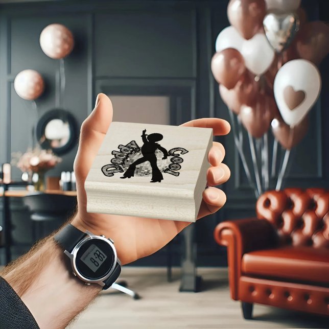 Pappa Coola Disco Dance Far Day Stämpel (Skapare uppladdad)