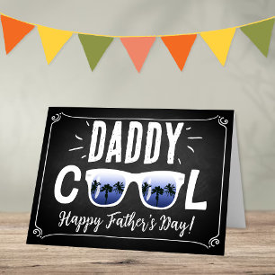 Pappa Coola Trendig Sunglasses Lycklig Fars dag Kort