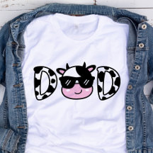 Pappa Cow Födelsedagsfest T-Shirt