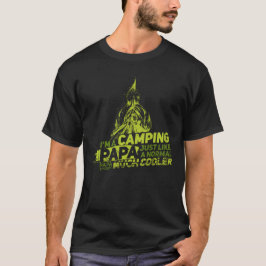 Pappa Cute Family Vacacation i fars dag Camping T Shirt