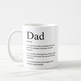 Pappa Cute Loely Funny Definition Kaffemugg