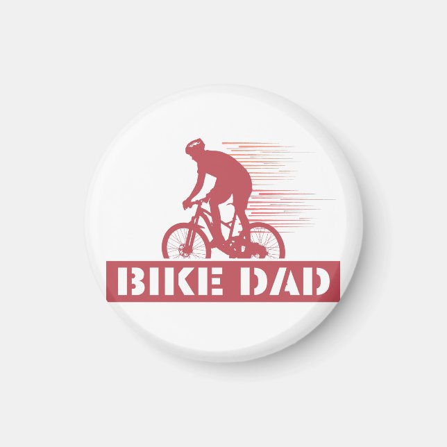 Pappa Cykel Magnet (Framsidan)