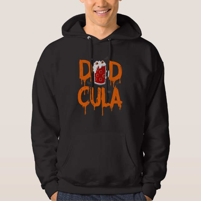 Pappa Daddy Dracula Monster Kostym Lätt Halloween  Hoodie (Framsida)