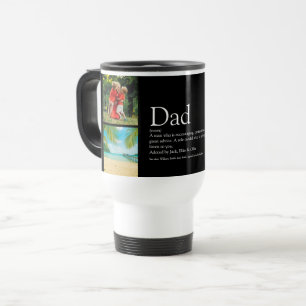 Pappa Daddy Far Definition 4 Fotokollage Svart Resemugg