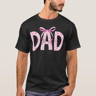Pappa Daddy Födelsedagslag Matchande Coquette Slöj T Shirt