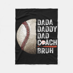 Pappa Daddy Pappa Bror Vintage Födelsedagspresent Fleecefilt