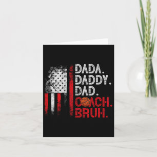 Pappa Daddy Pappa Tränare Bruh Skelett Pappa Oss F Kort