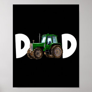 Pappa Daddy till Födelsedags Pojken Kid Traktor Bo Poster