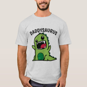 PAPPA DADDYSAURUS DINOSAUR FARS DAG T-shirts