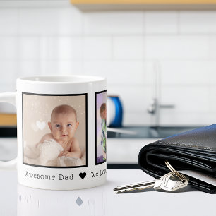Pappa dag 3 Foto Personlig Jumbo Mugg