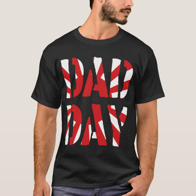 PAPPA DAGEN Japan Lycklig Fars dag! T-shirt (Framsida)