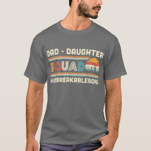 Pappa Daughad Squad Daddys Girl Family Matching Pa T Shirt