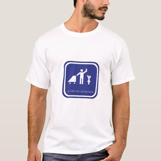 pappa de los helados tee (Framsida)