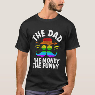 Pappa de pengar som pappa Humor Far Witty T Shirt