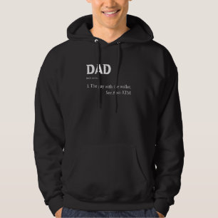 Pappa definierar också en kille med plånboken på hoodie