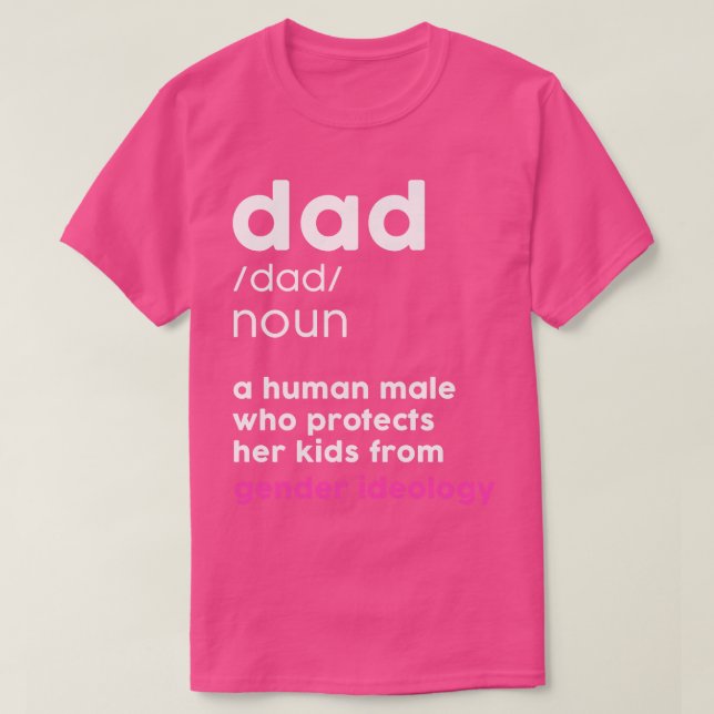 Pappa Definition 2 T Shirt (Design framsida)