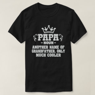 Pappa definition är lustigt: Coola Fars dag T Shirt