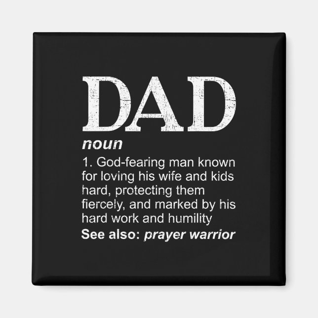 Pappa Definition Far #39;s dag Pappa Kristna Pappa Magnet (Framsidan)