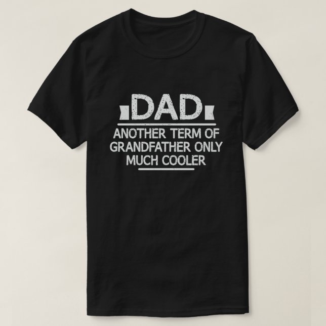 Pappa Definition Funny Betydelse: Pappa Fars dag T Shirt (Design framsida)