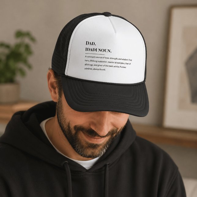 Pappa Definition – Klassisk Fars Dag 🧢💙 Keps (Skapare uppladdad)