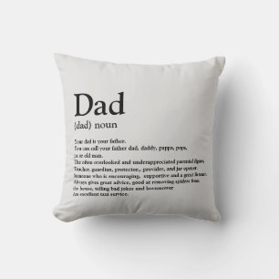 Pappa, definition, modern, typografi kudde