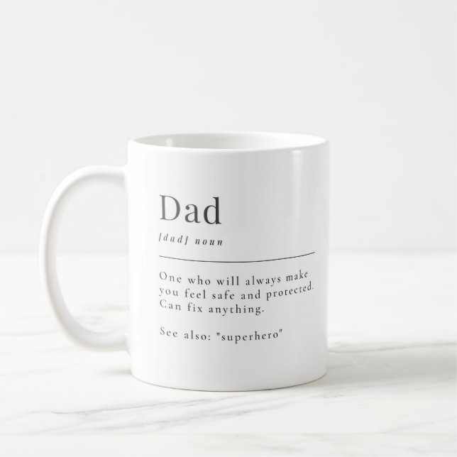 Pappa Definition Mugg (Vänster)