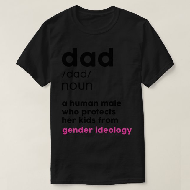 Pappa Definition T Shirt (Design framsida)