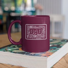PAPPA-definition Två-Tonad Mugg